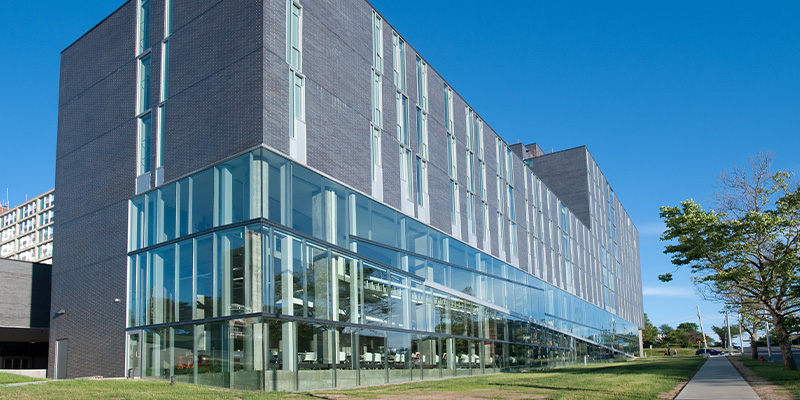 exterior view of campus building